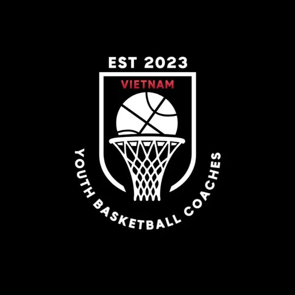 Logo Youth Basketball Coaches Việt Nam, thành lập 2023.